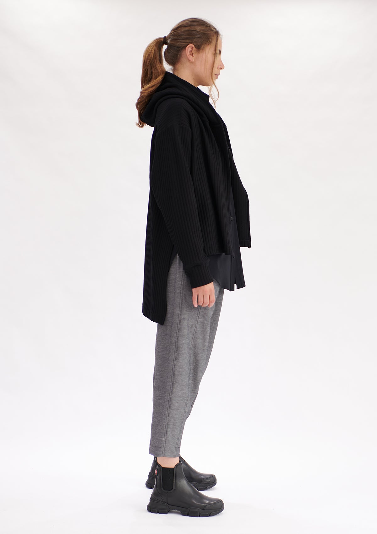 Mela Purdie Tube Rib Hooded Jacket