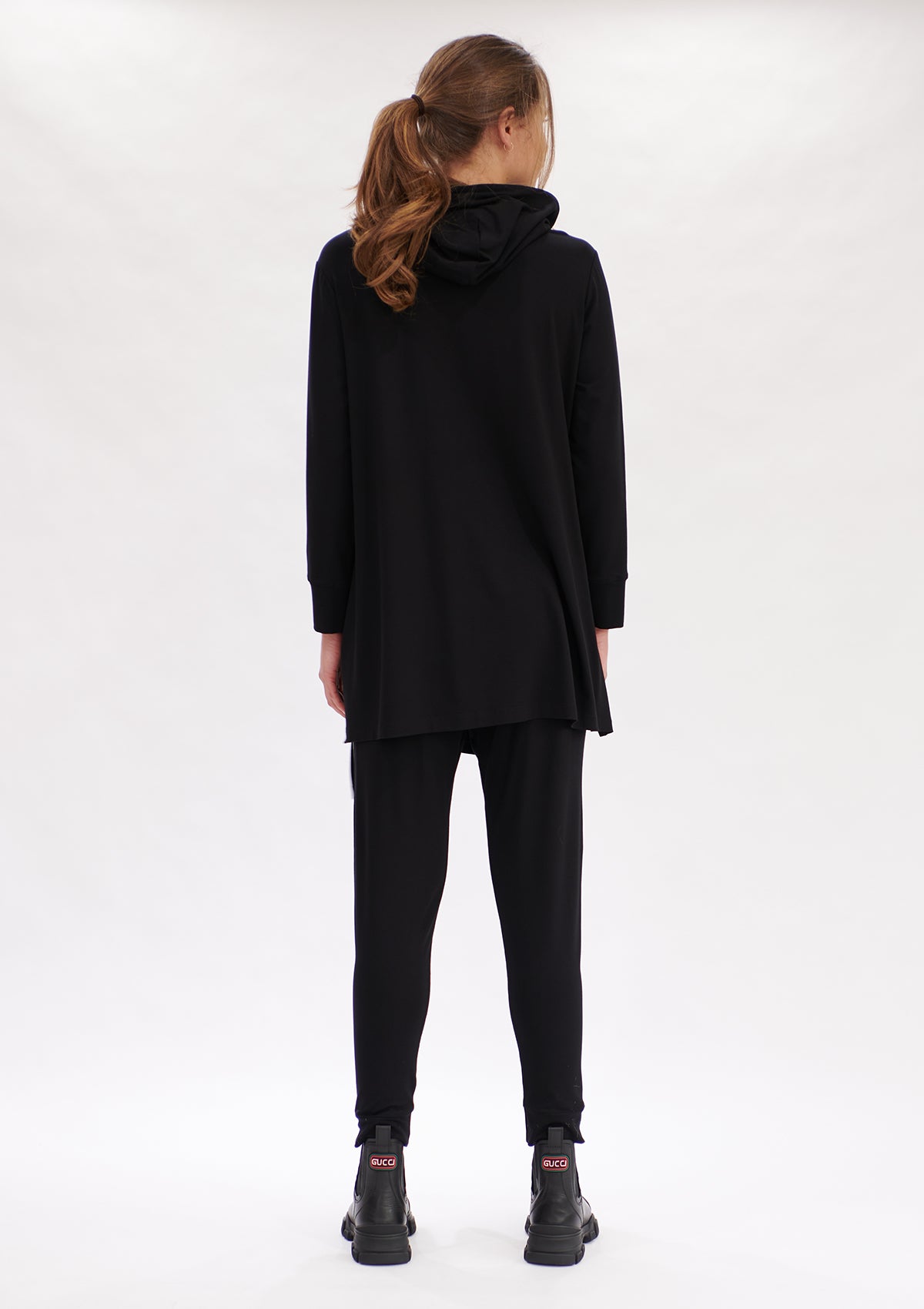 Mela Purdie Matte Jersey Maxi Hoodie