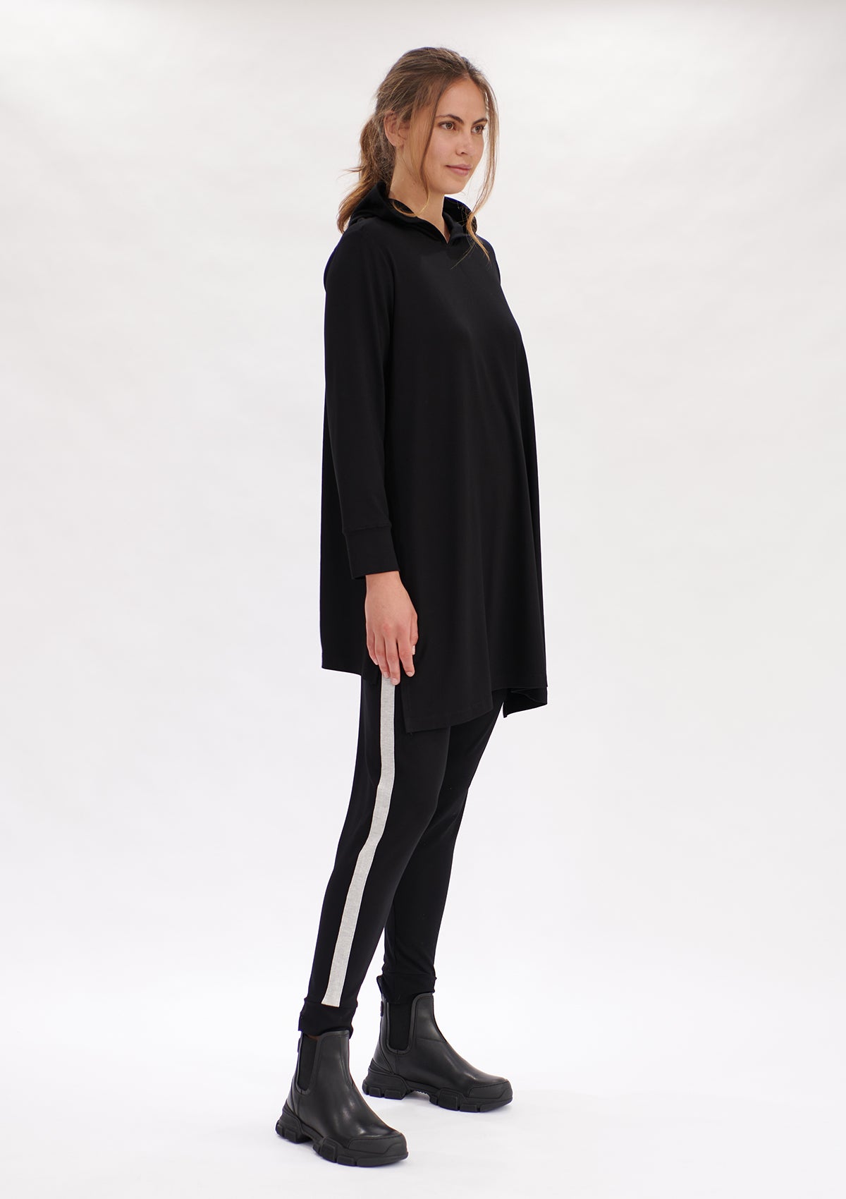 Mela Purdie Matte Jersey Maxi Hoodie