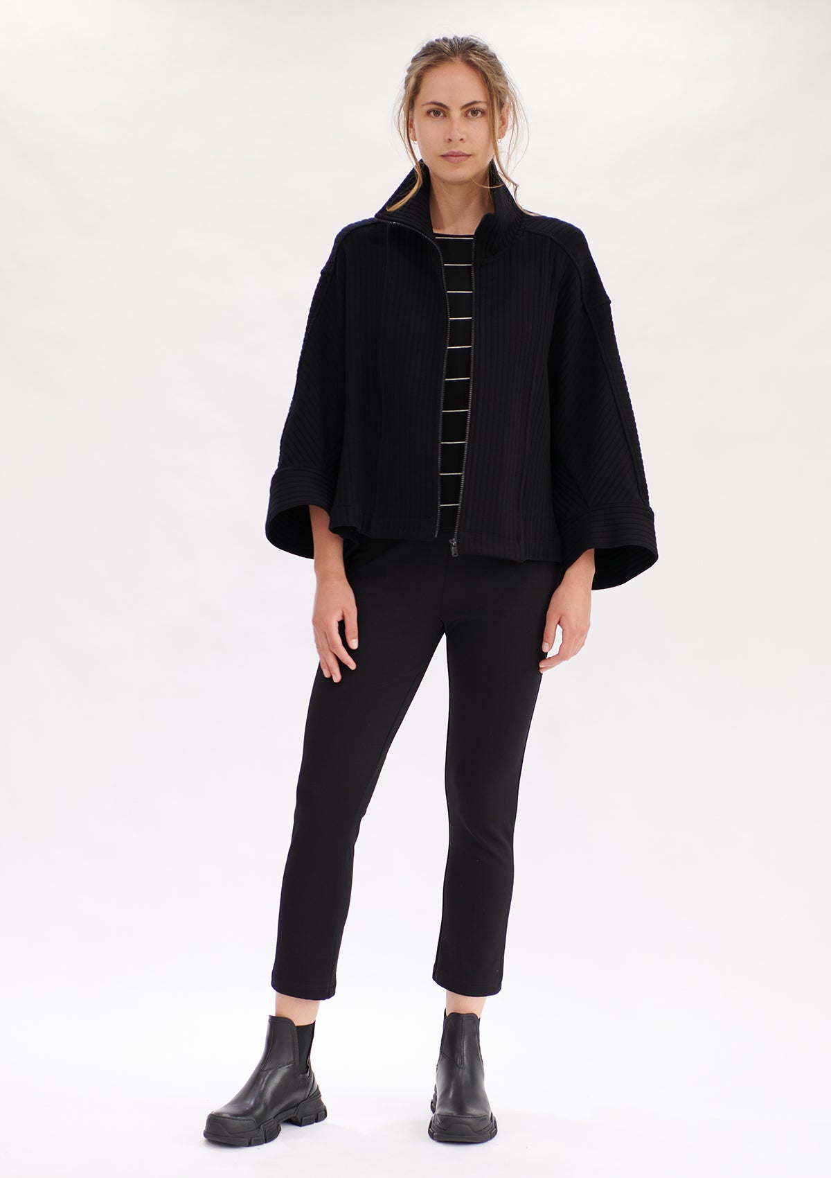 Mela Purdie Tube Rib Cape Jacket