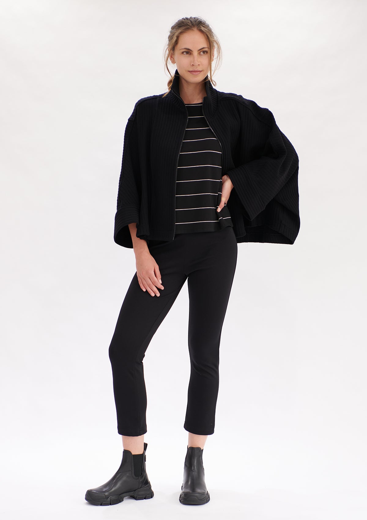 Mela Purdie Tube Rib Cape Jacket