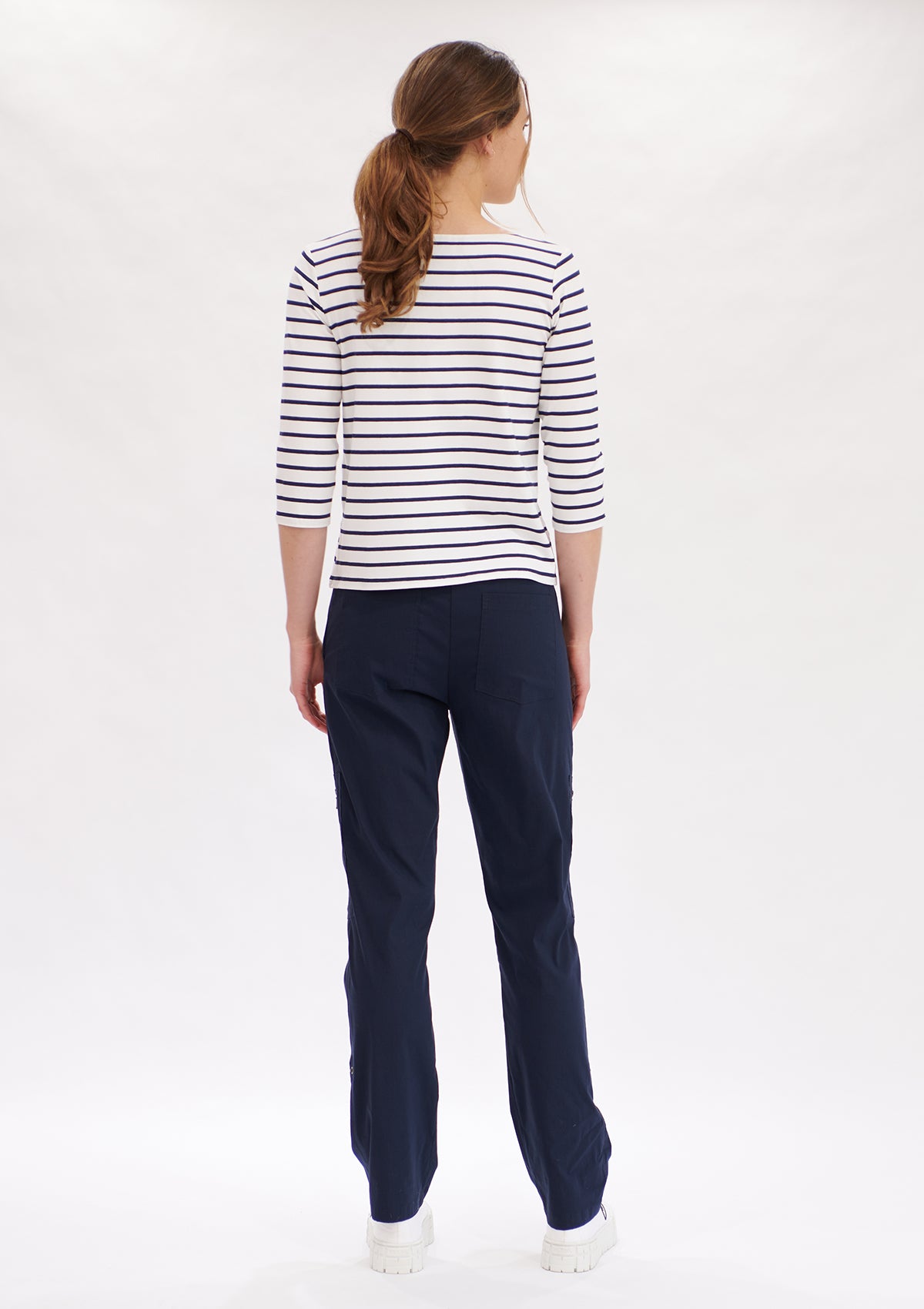 Mela Purdie Artisan Stripe Relaxed Boat Neck