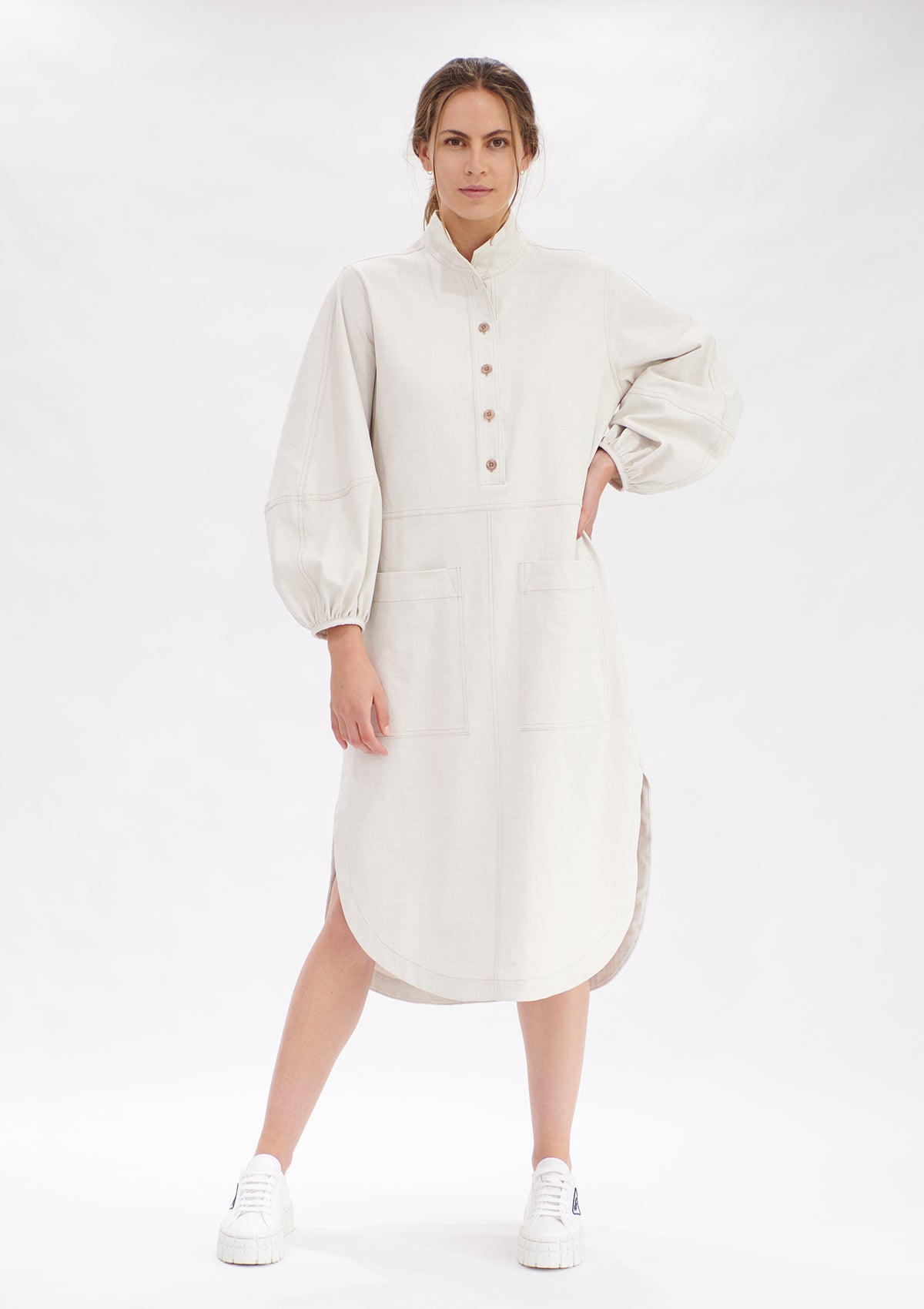 Mela Purdie Polished Canvas Studio Dress