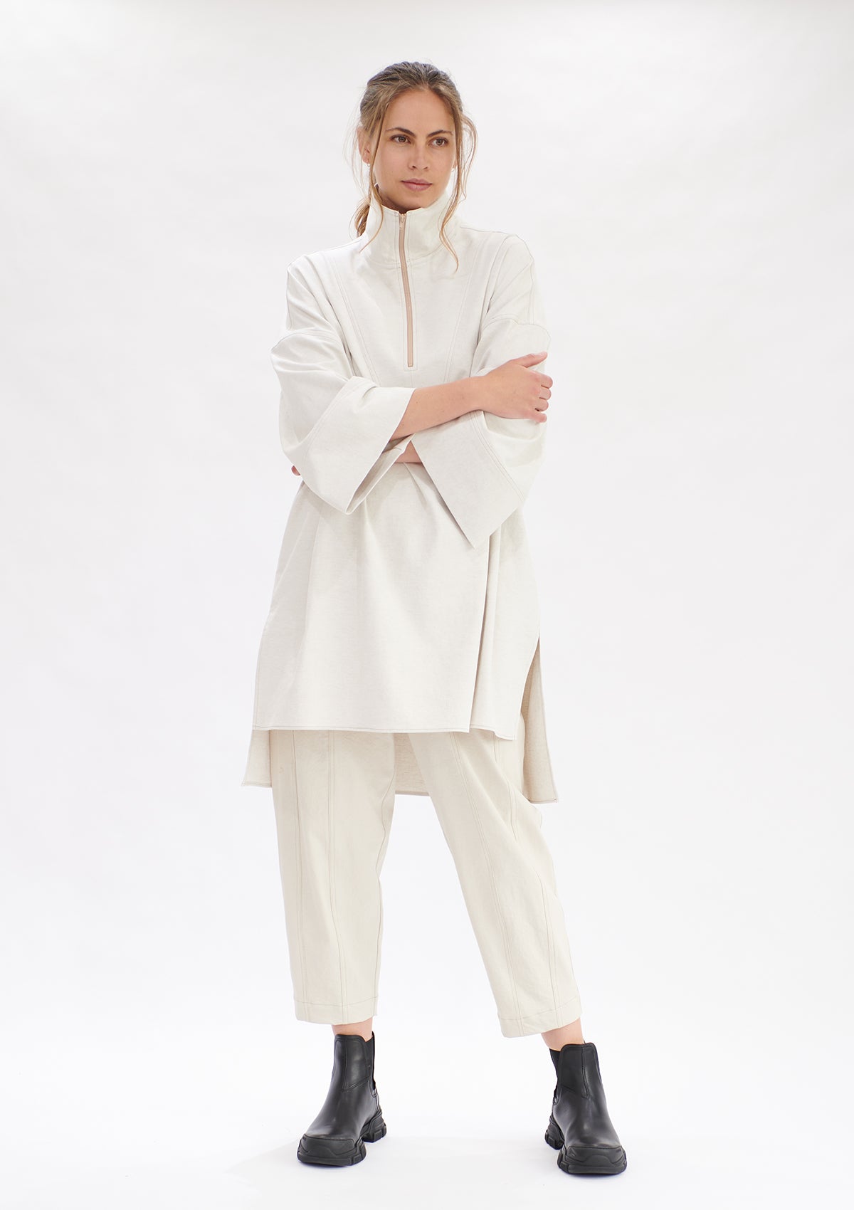 Mela Purdie Polished Canvas Stride Pant