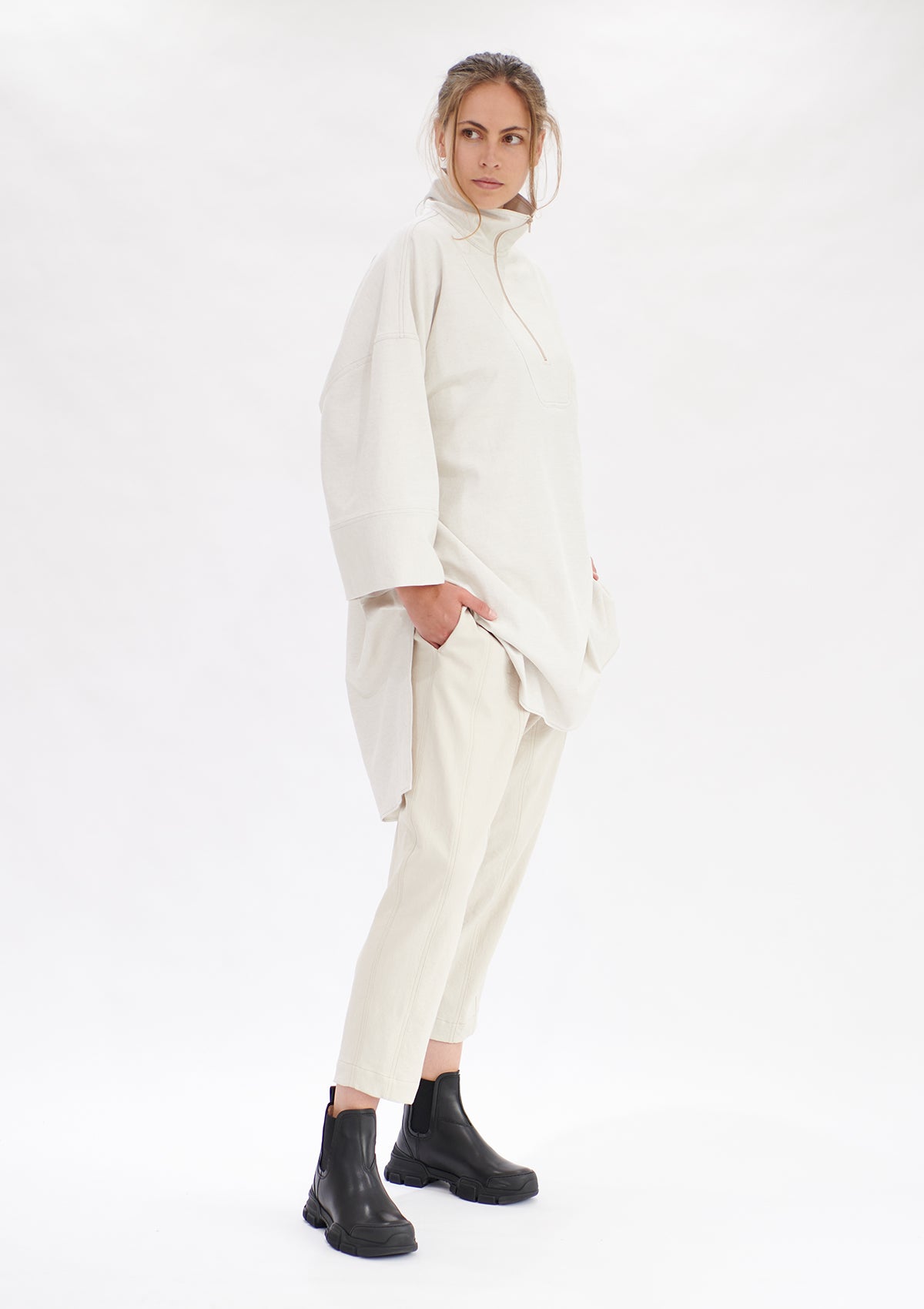 Mela Purdie Polished Canvas Stride Pant