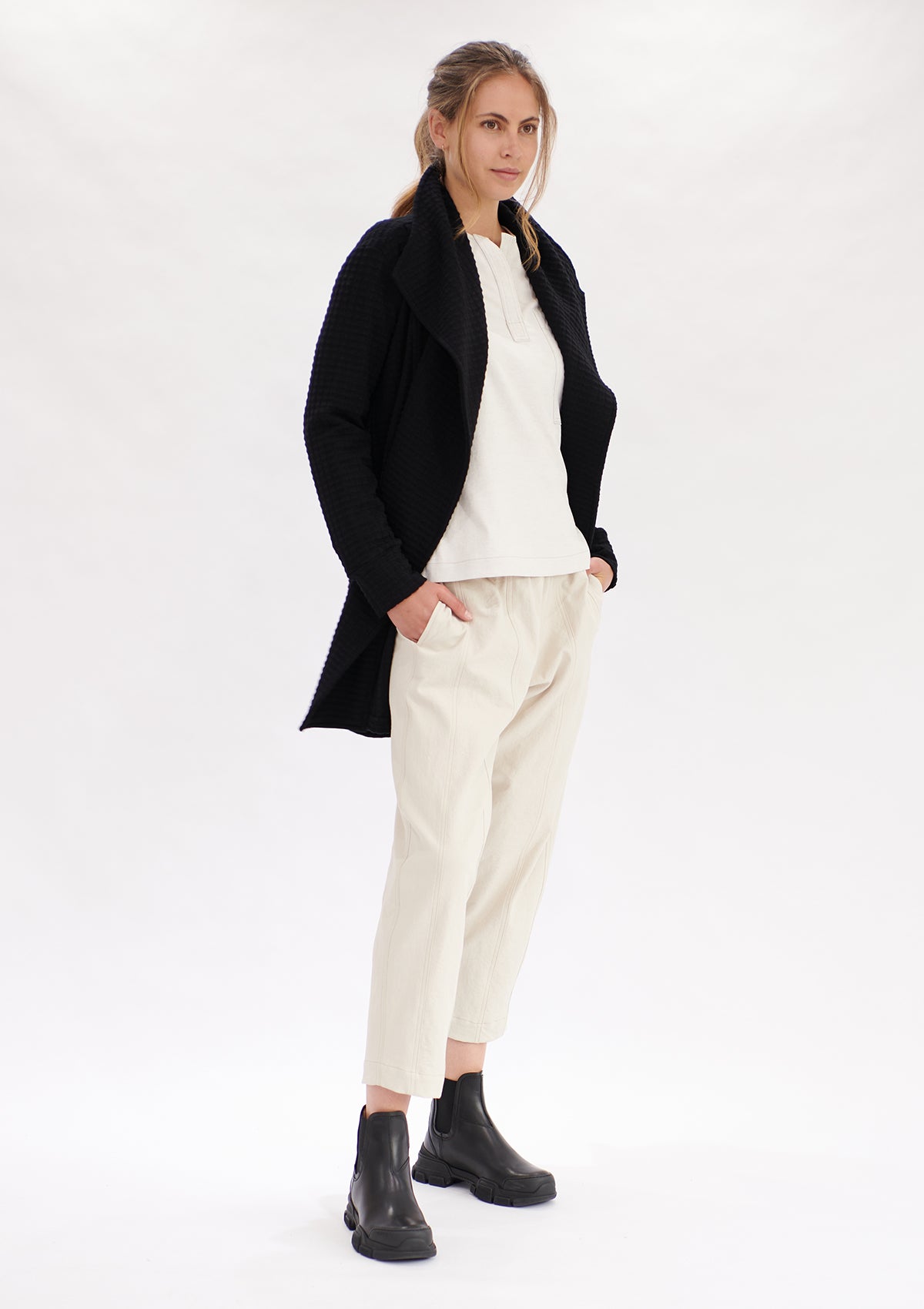 Mela Purdie Polished Canvas Stride Pant