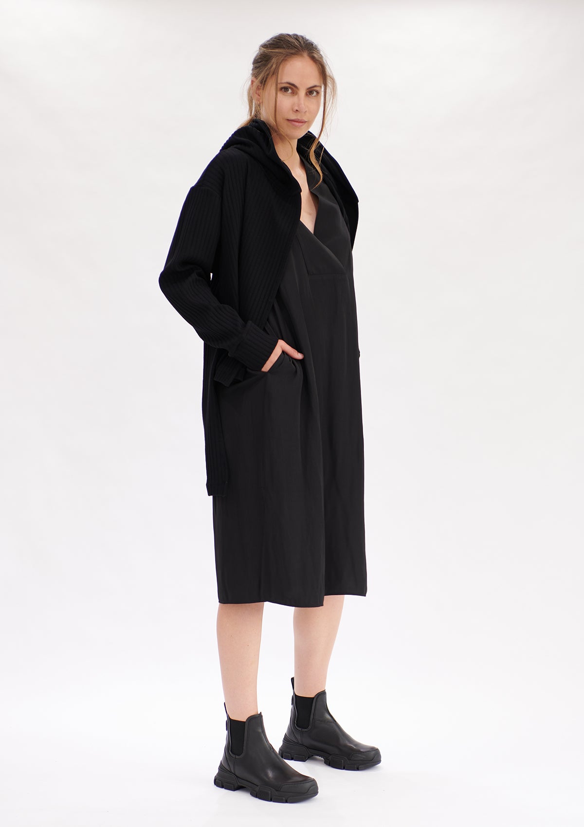 Mela Purdie Tube Rib Hooded Jacket