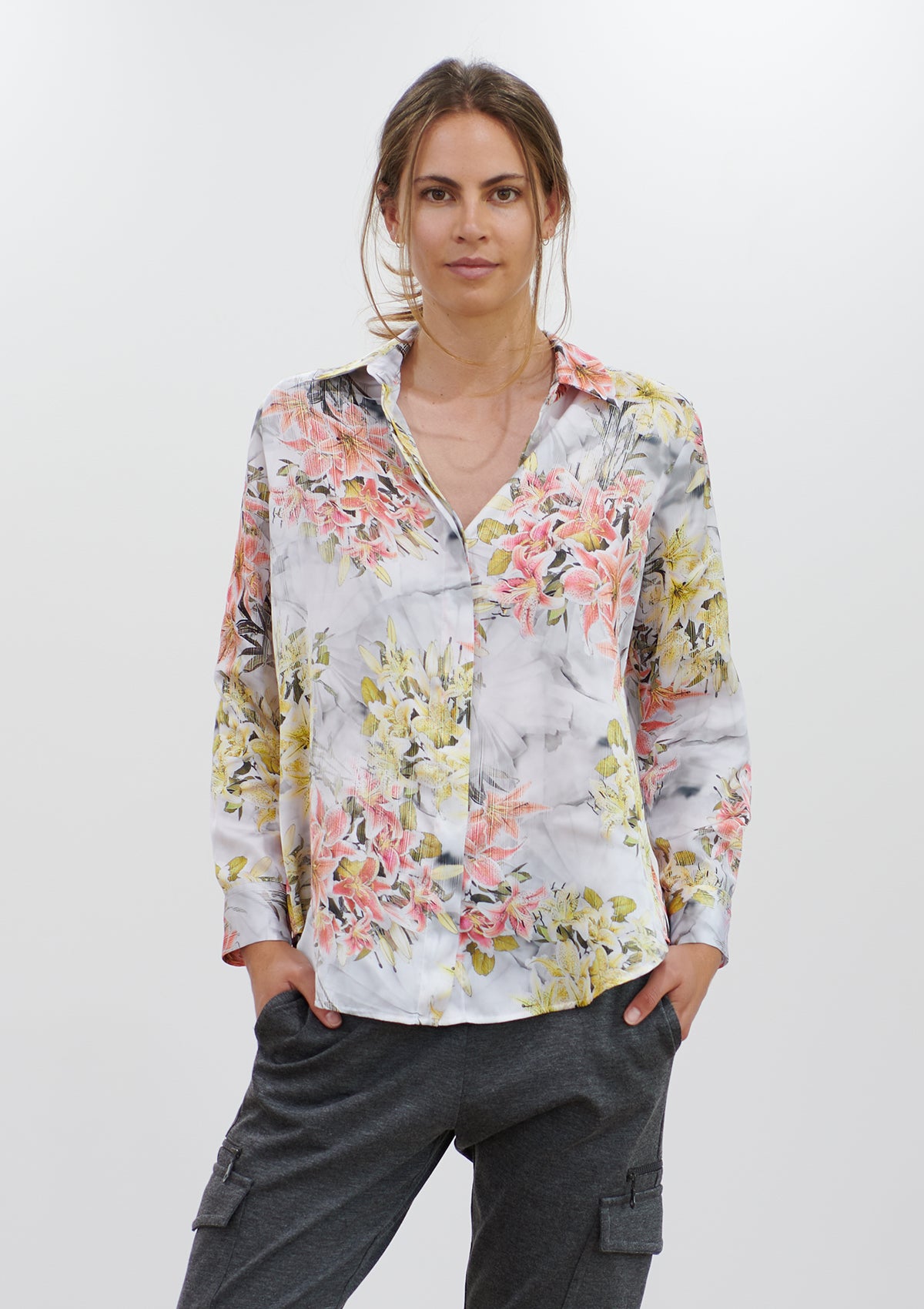 Mela Purdie Shadow Lilly Print Soft Shirt