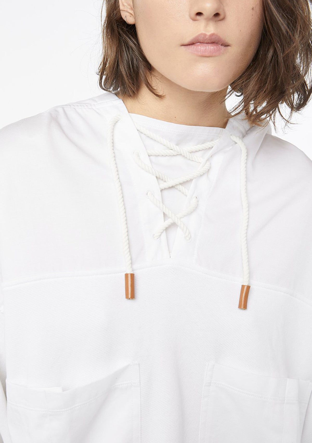 Frame Laced Sweatshirt