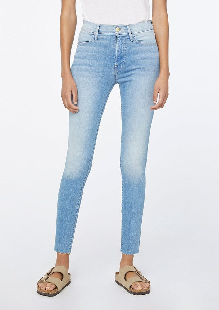 Frame Le High Skinny Raw Edge Jeans