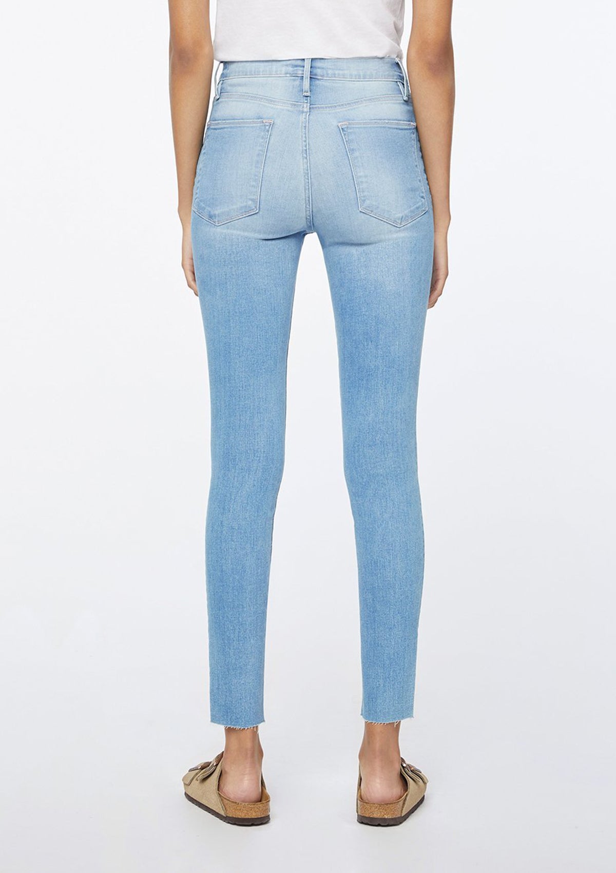 Frame Le High Skinny Raw Edge Jeans