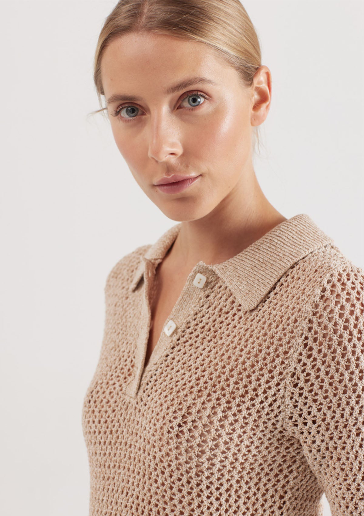 Elka Collective Lattice Knit Top