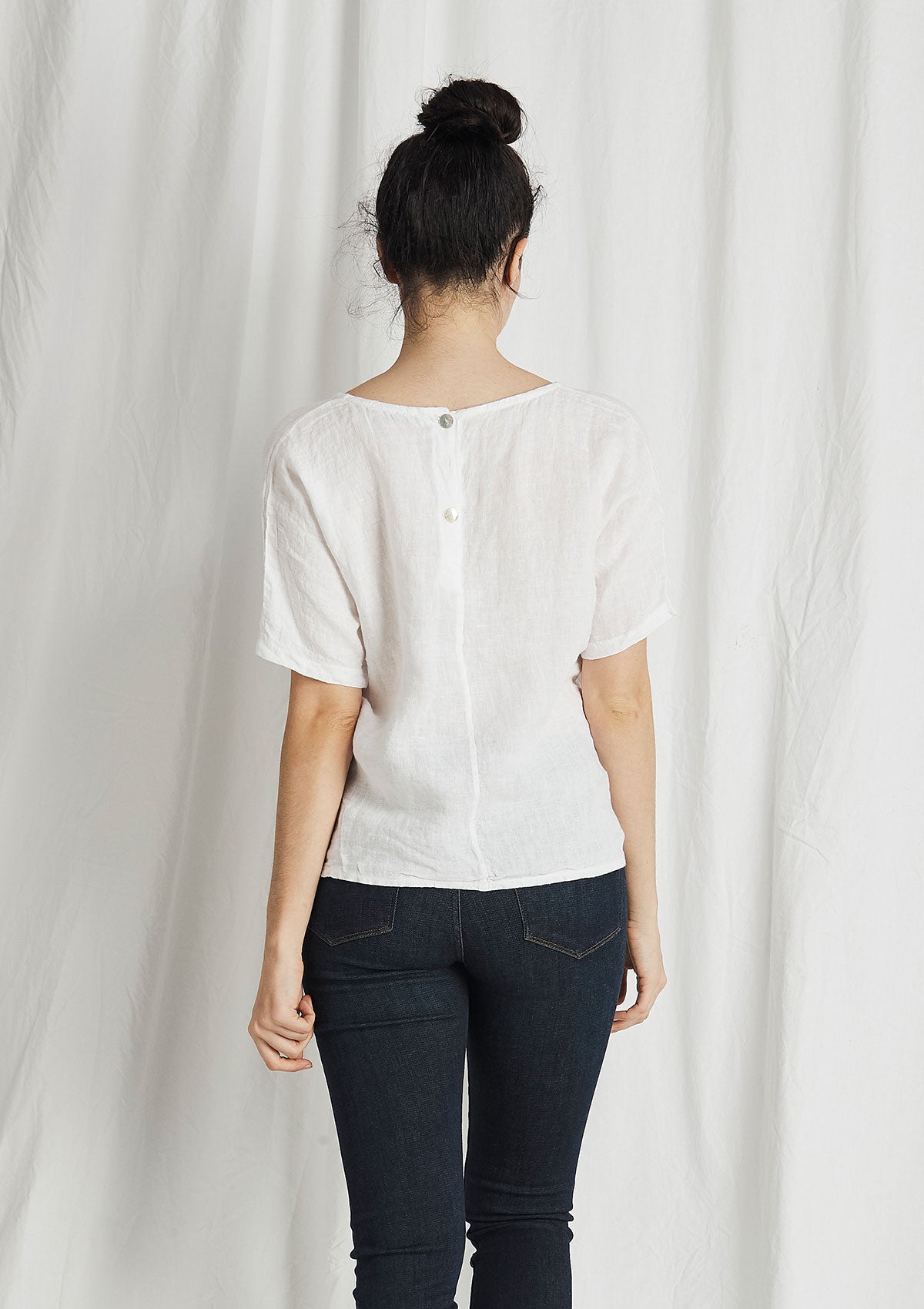 Khlassik Linen Flutter Top