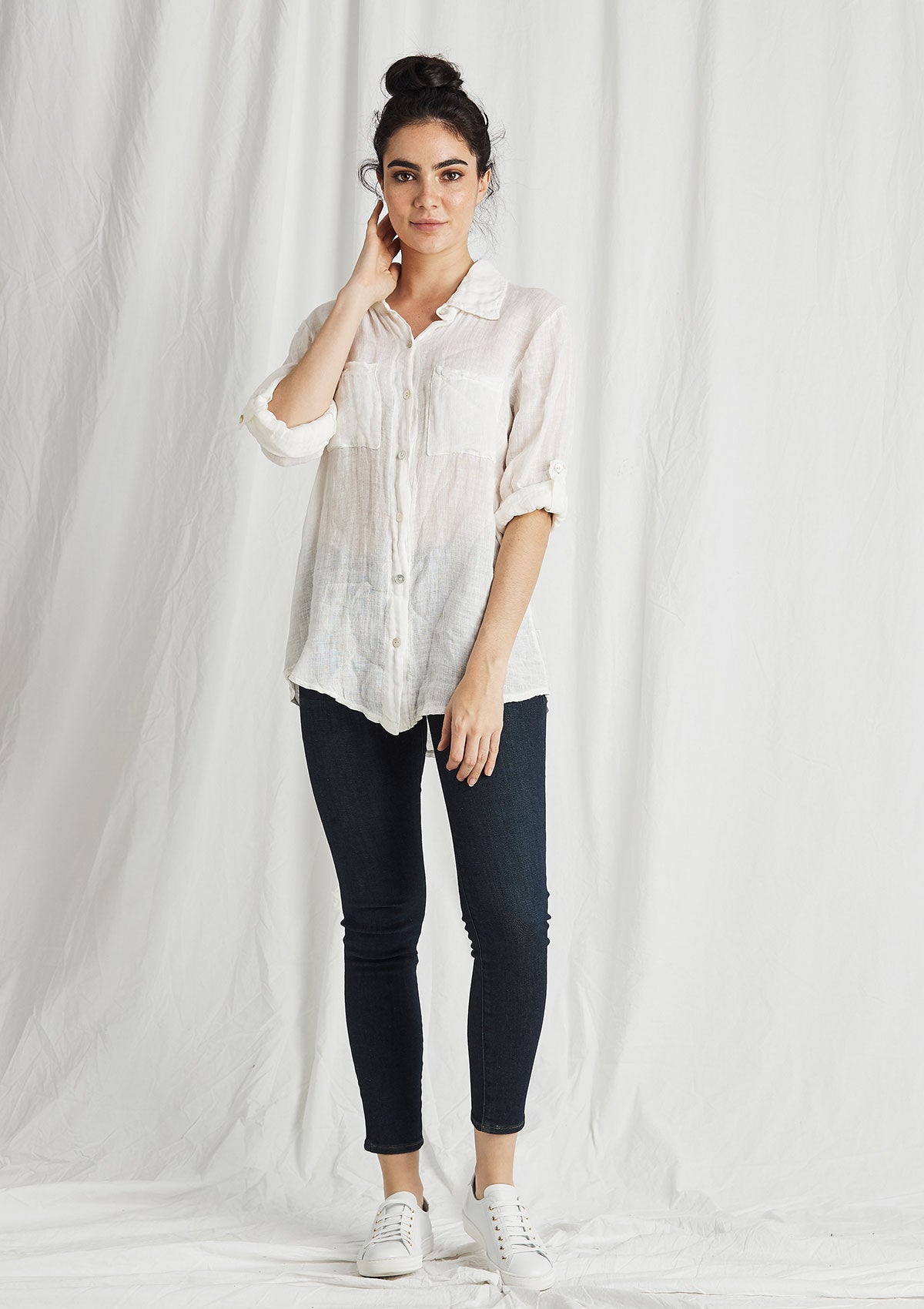 Khlassik Linen Pocket Shirt