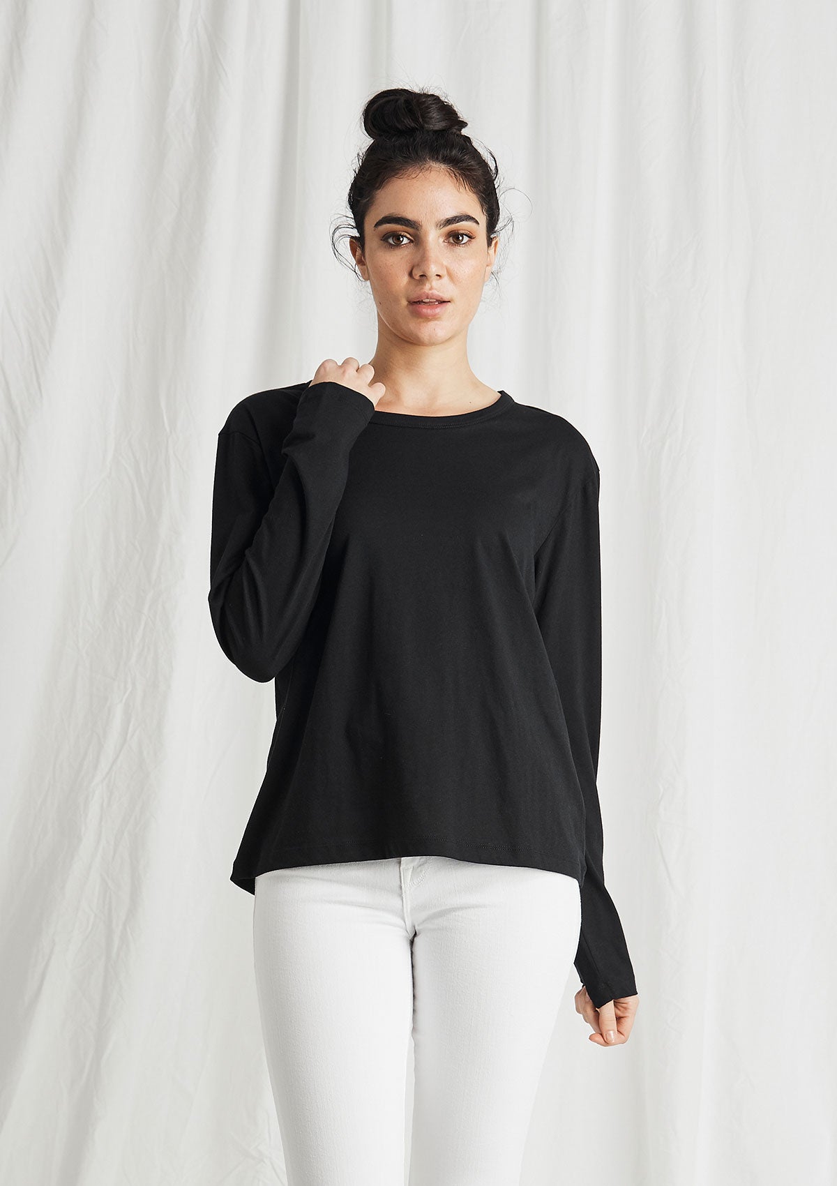 Khlassik Organic Cotton Long Sleeve Crew T