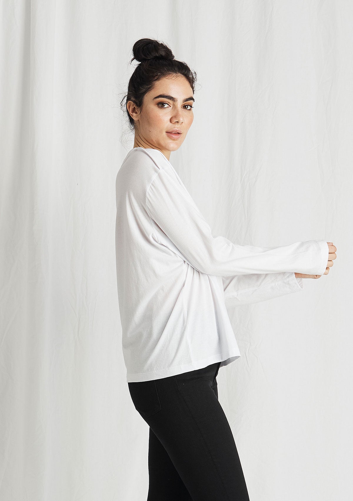 Khlassik Organic Cotton Long Sleeve Crew T