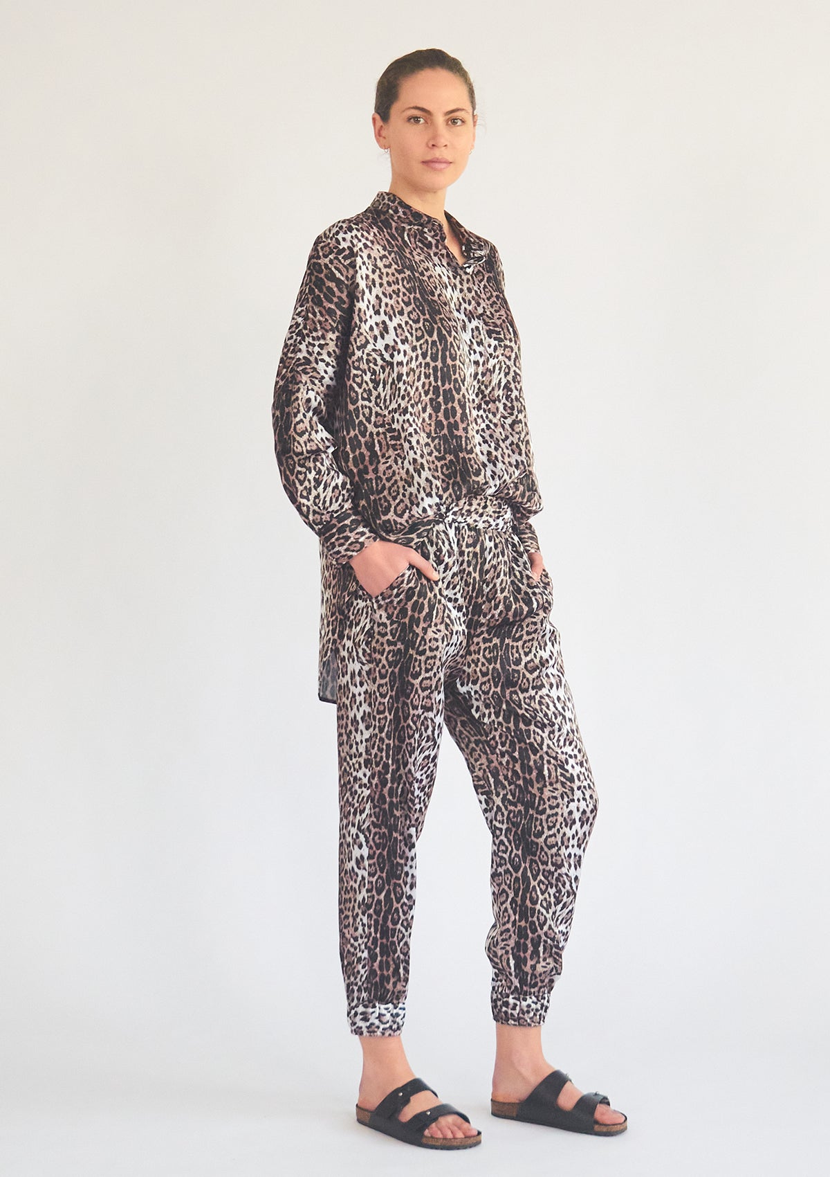 Mela Purdie Wild Stripe Animal Print Limitless Shirt