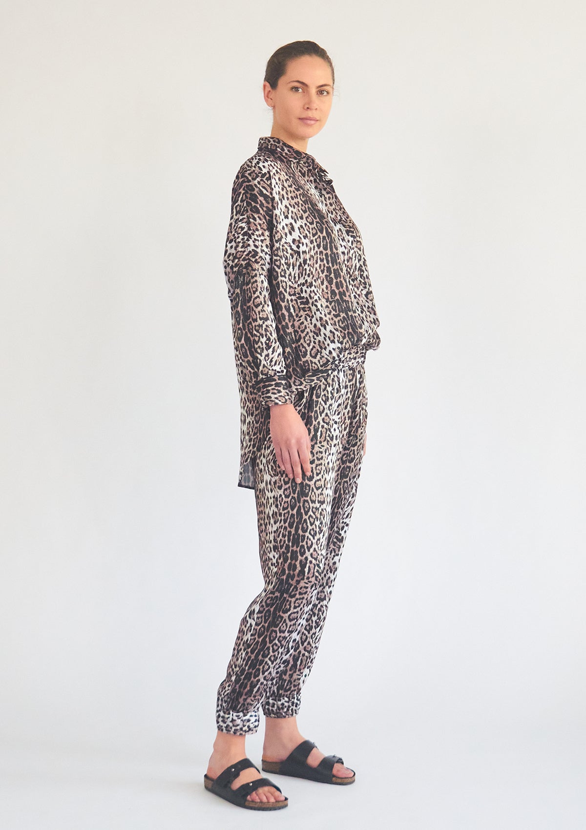 Mela Purdie Wild Stripe Animal Print Limitless Shirt