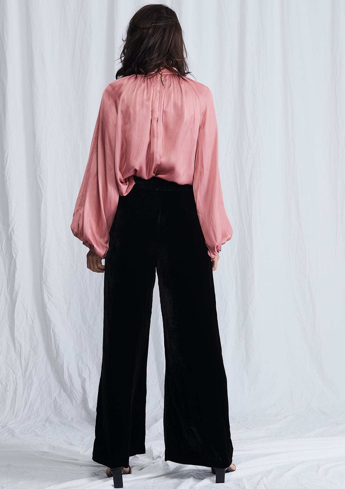 Luxe Deluxe First Love Velvet Wide Leg Pant