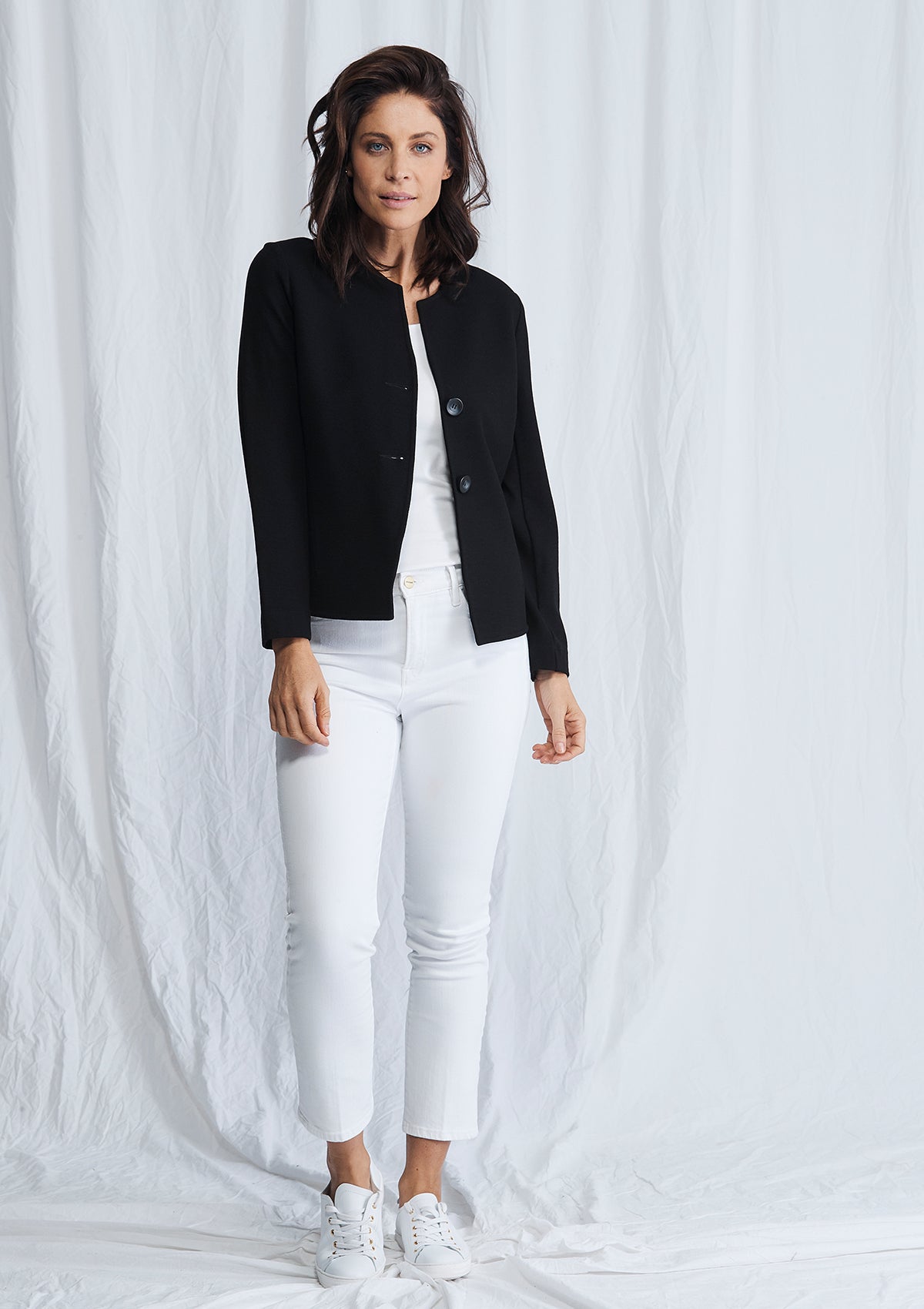 Mela Purdie Crepe Double Knit Louis Jacket