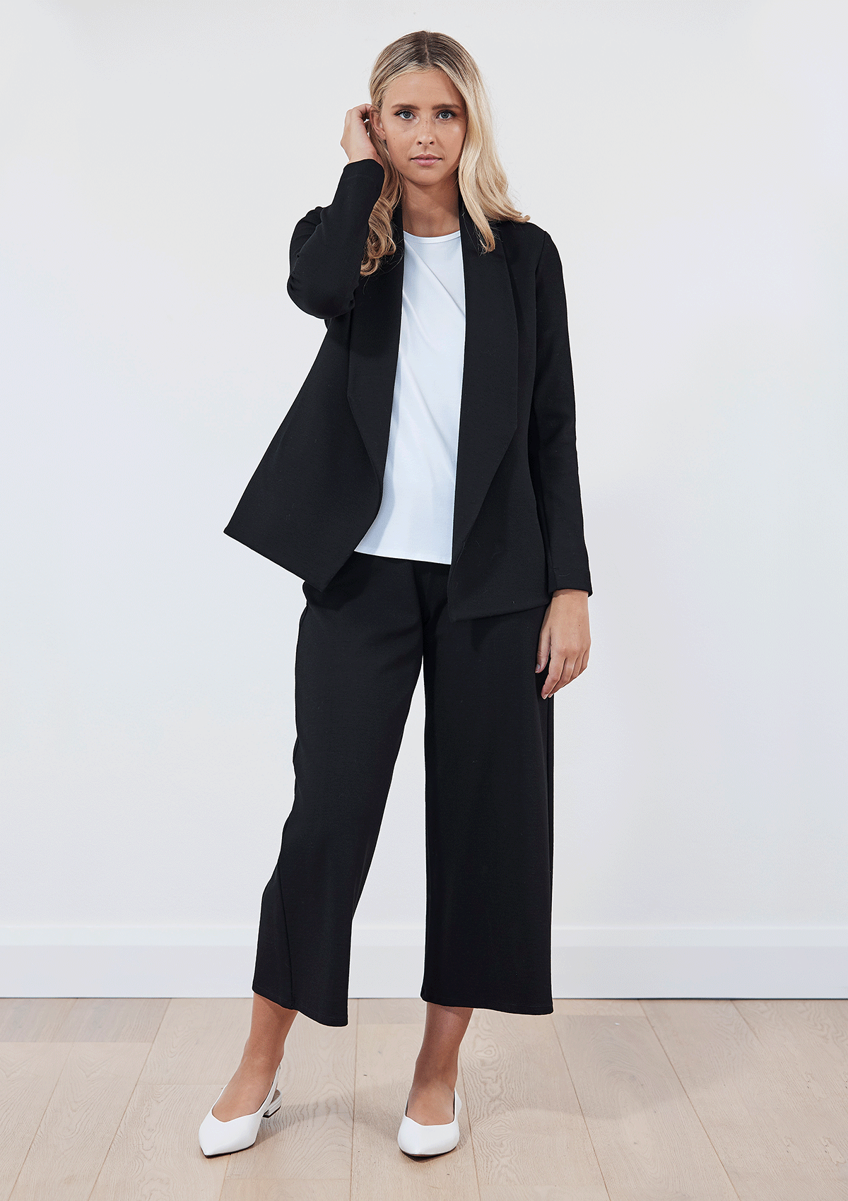 Mela Purdie Crepe Double Knit Wide Pant