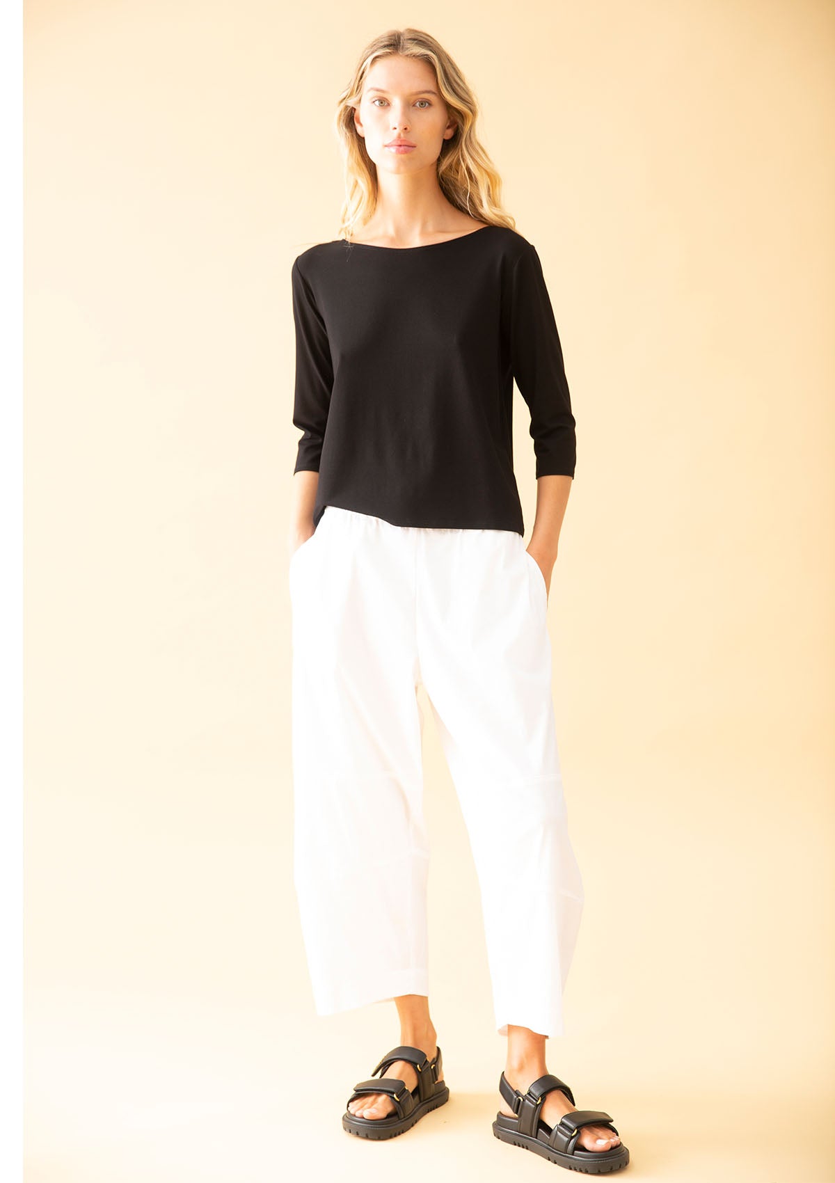 Mela Purdie Microprene Crop Frame Pant