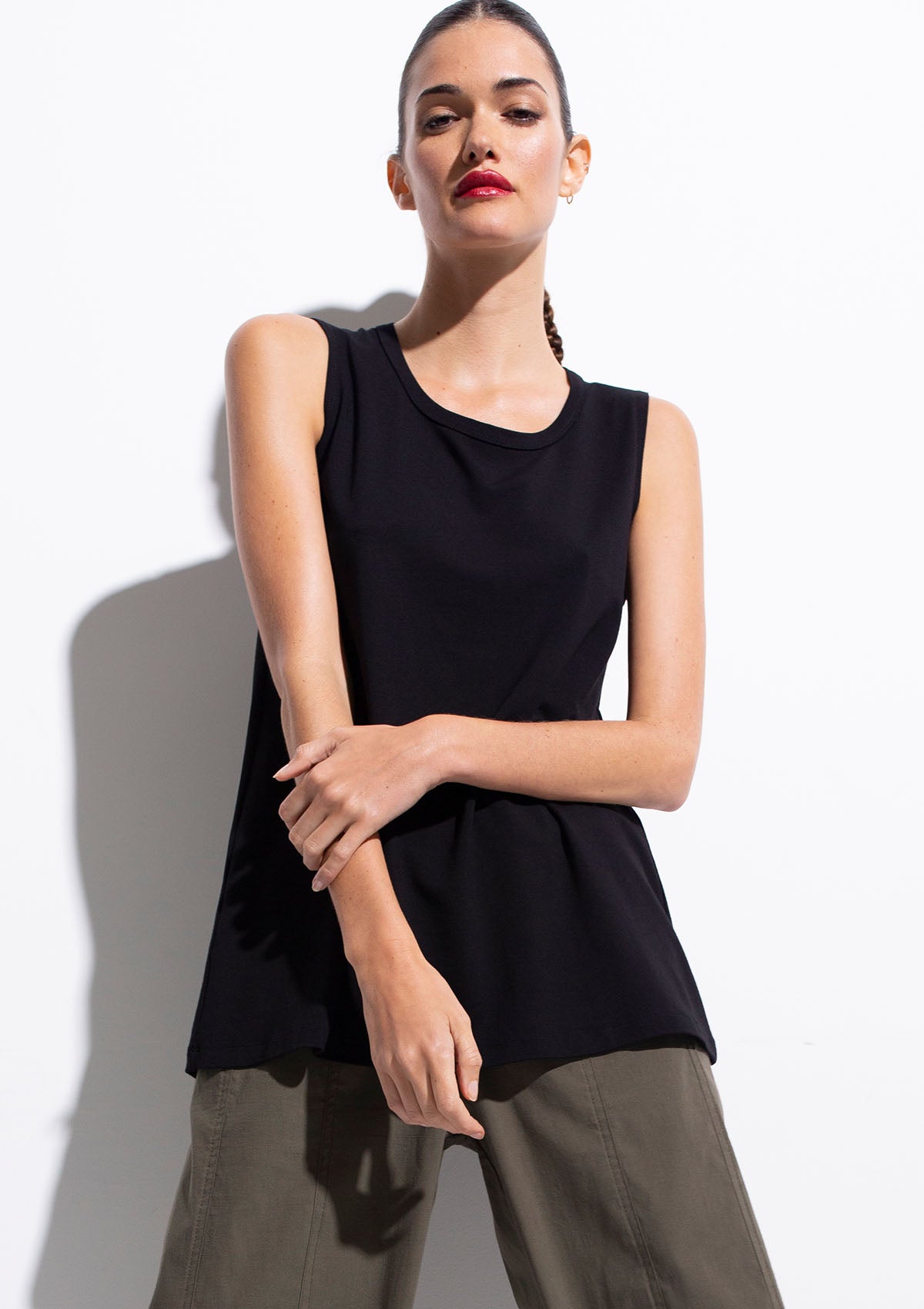 Mela Purdie Matte Jersey Cone Tank