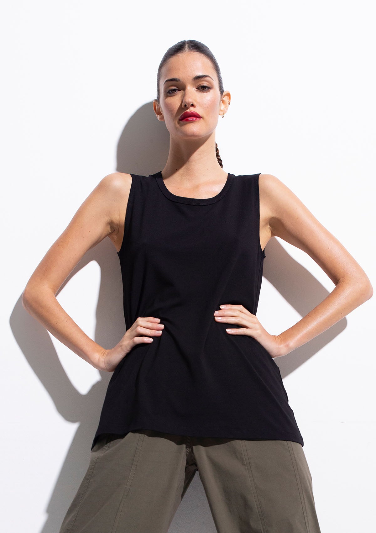 Mela Purdie Matte Jersey Cone Tank