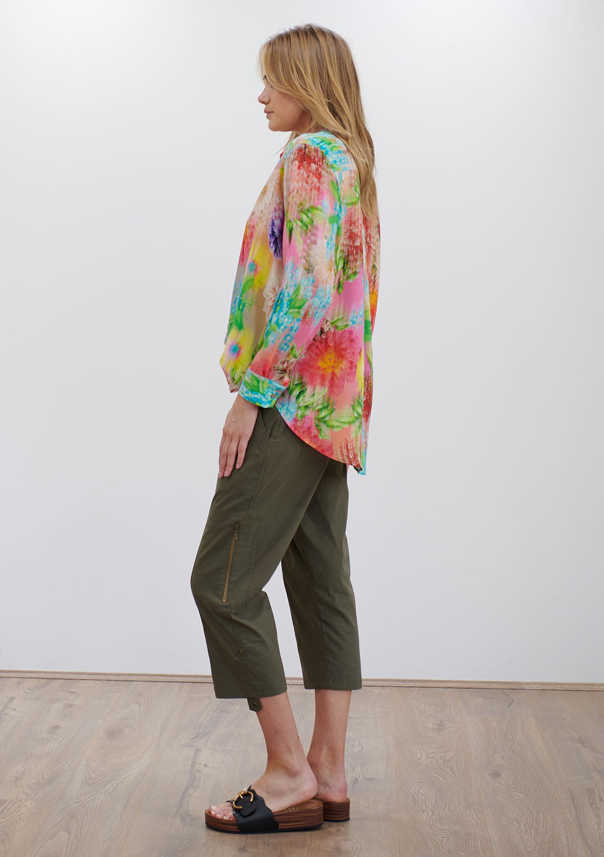 Mela Purdie Hothouse Floral Silk Soft Shirt