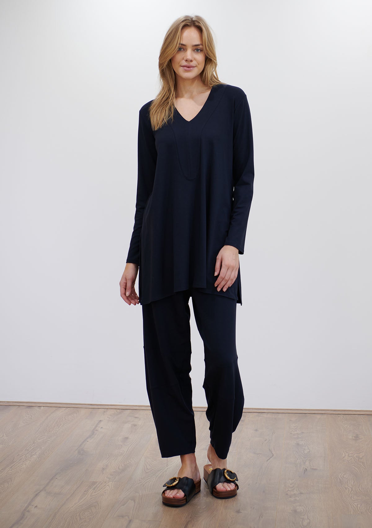 Mela Purdie Matte Jersey Scallop Tunic