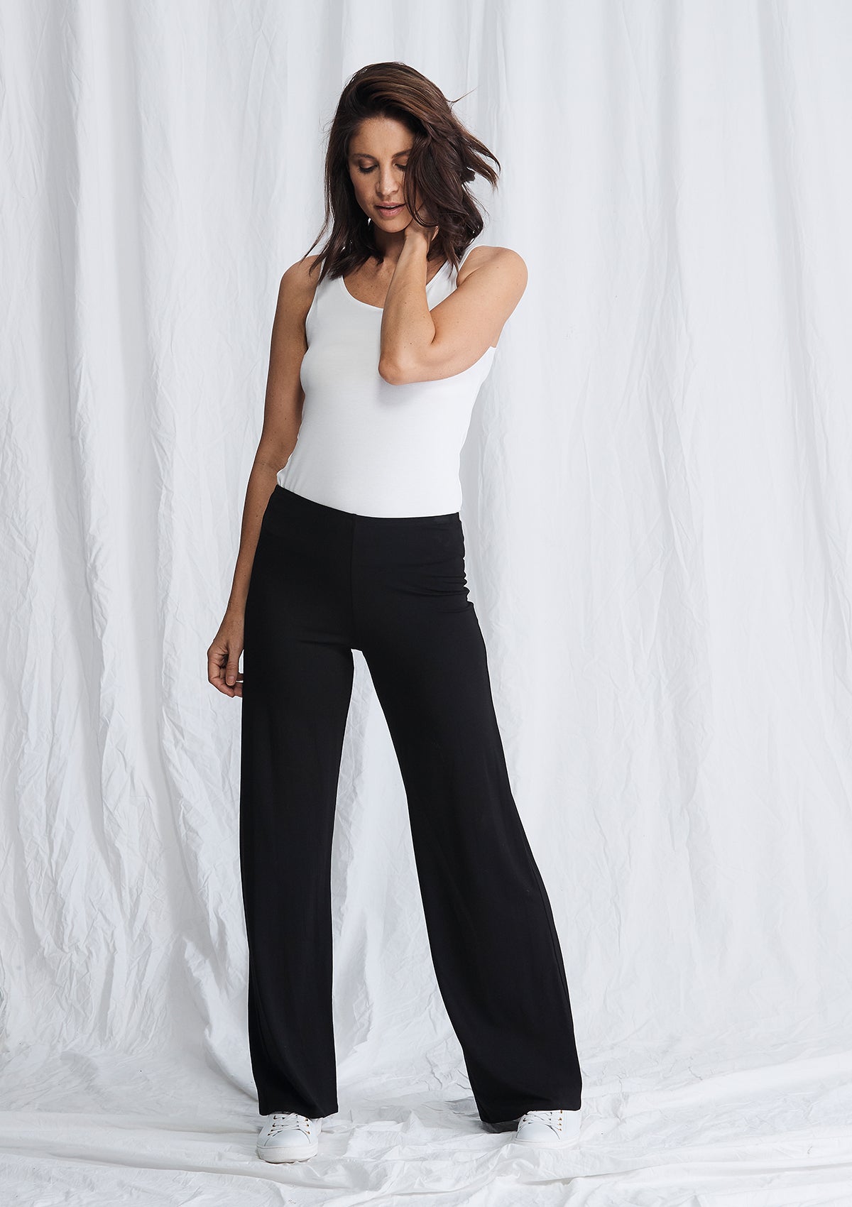 Mela Purdie Matte Jersey Palazzo Pants