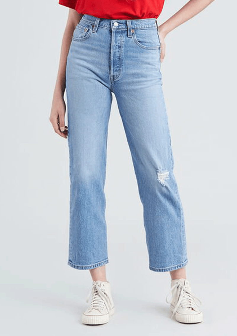 Levis Ribcage Straight Ankle Jeans – Khlassik