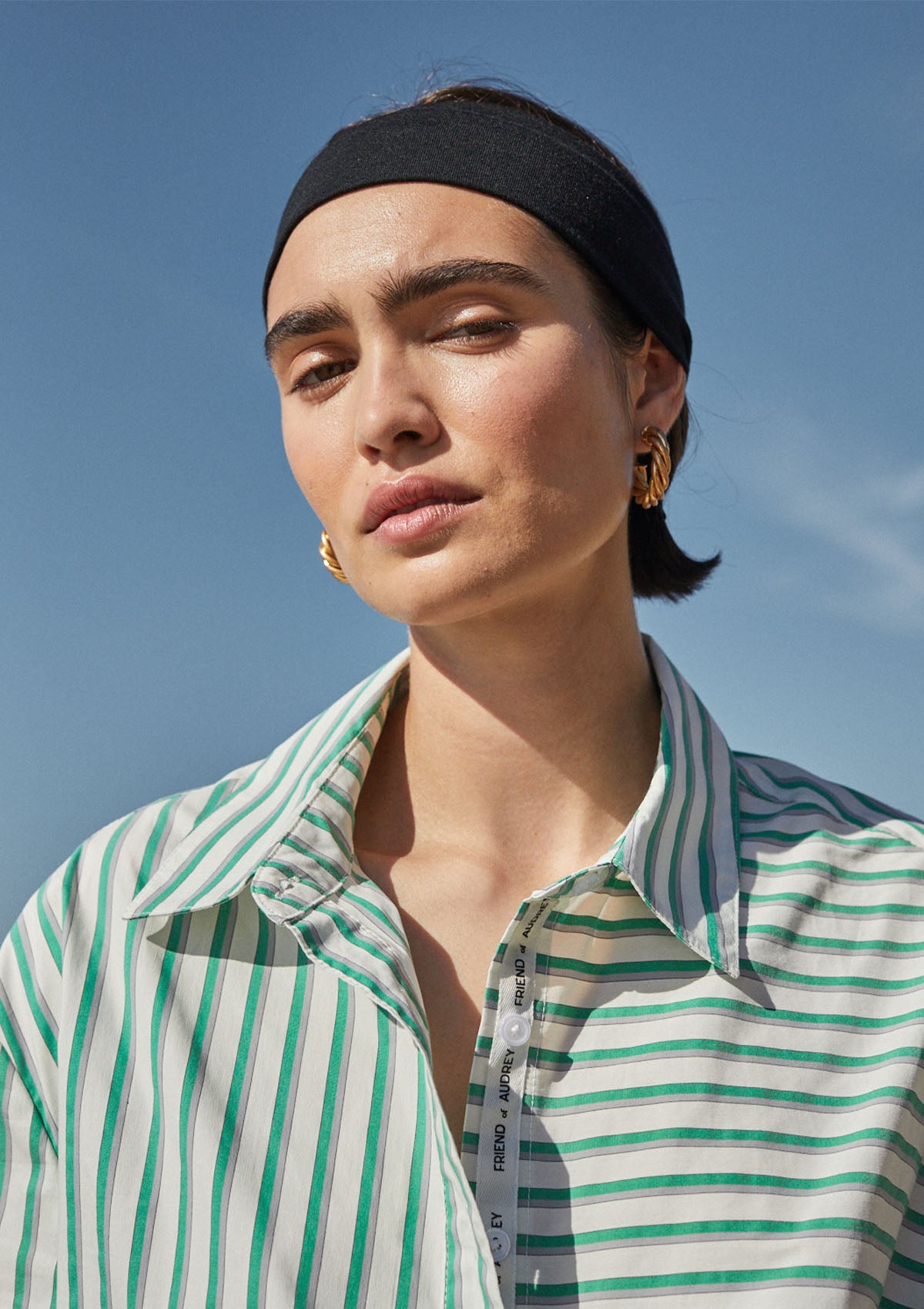 FRIEND of AUDREY Riviera Striped Shirt