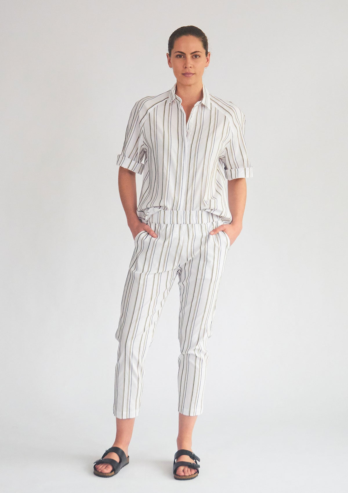 Mela Purdie Serenity Stripe Microprene Nomad Pant