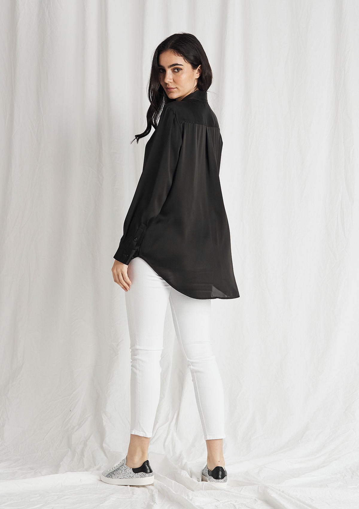 Mela Purdie Supreme Satin Soft Shirt