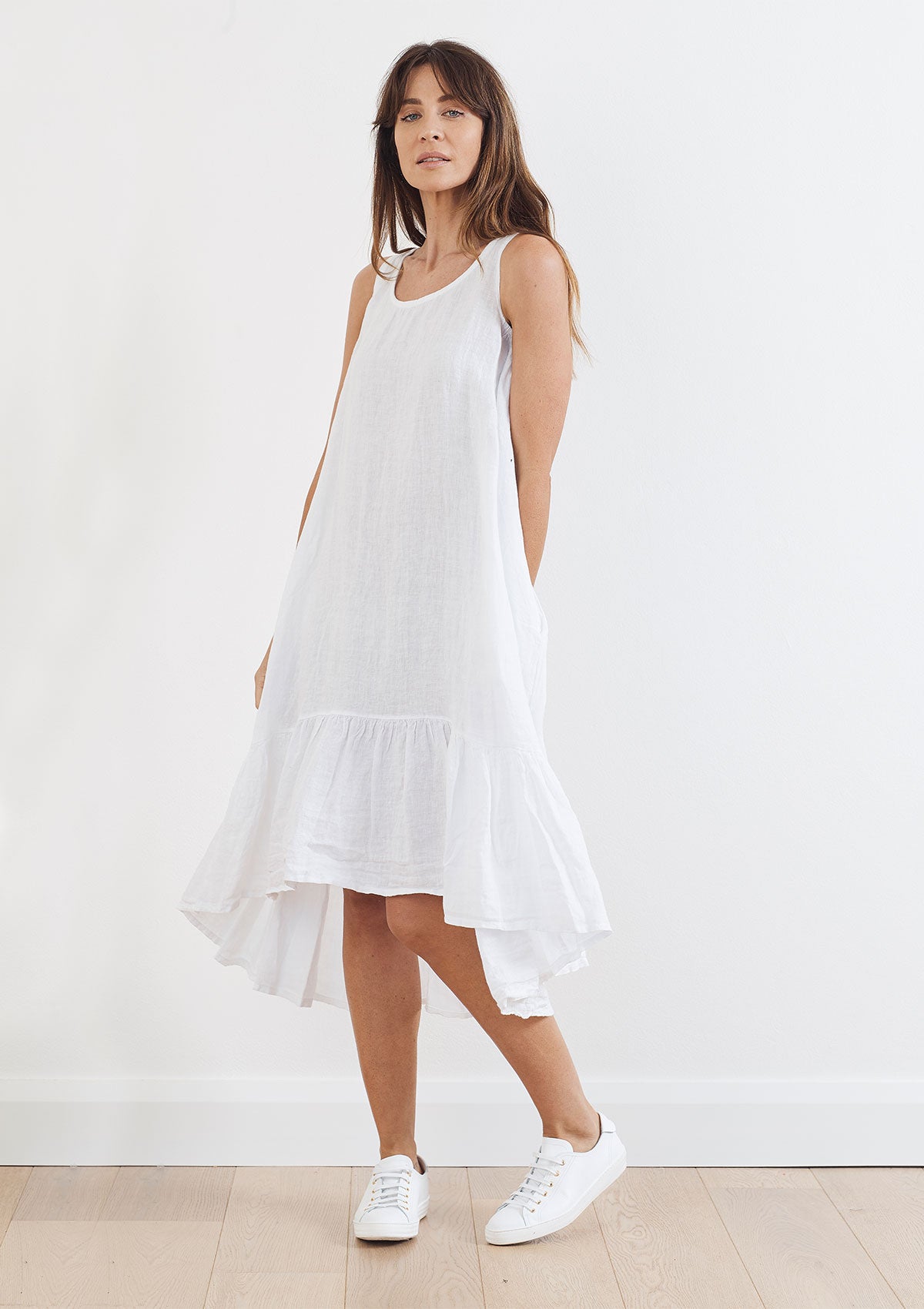 Khlassik Tilly Frill Hem Dress