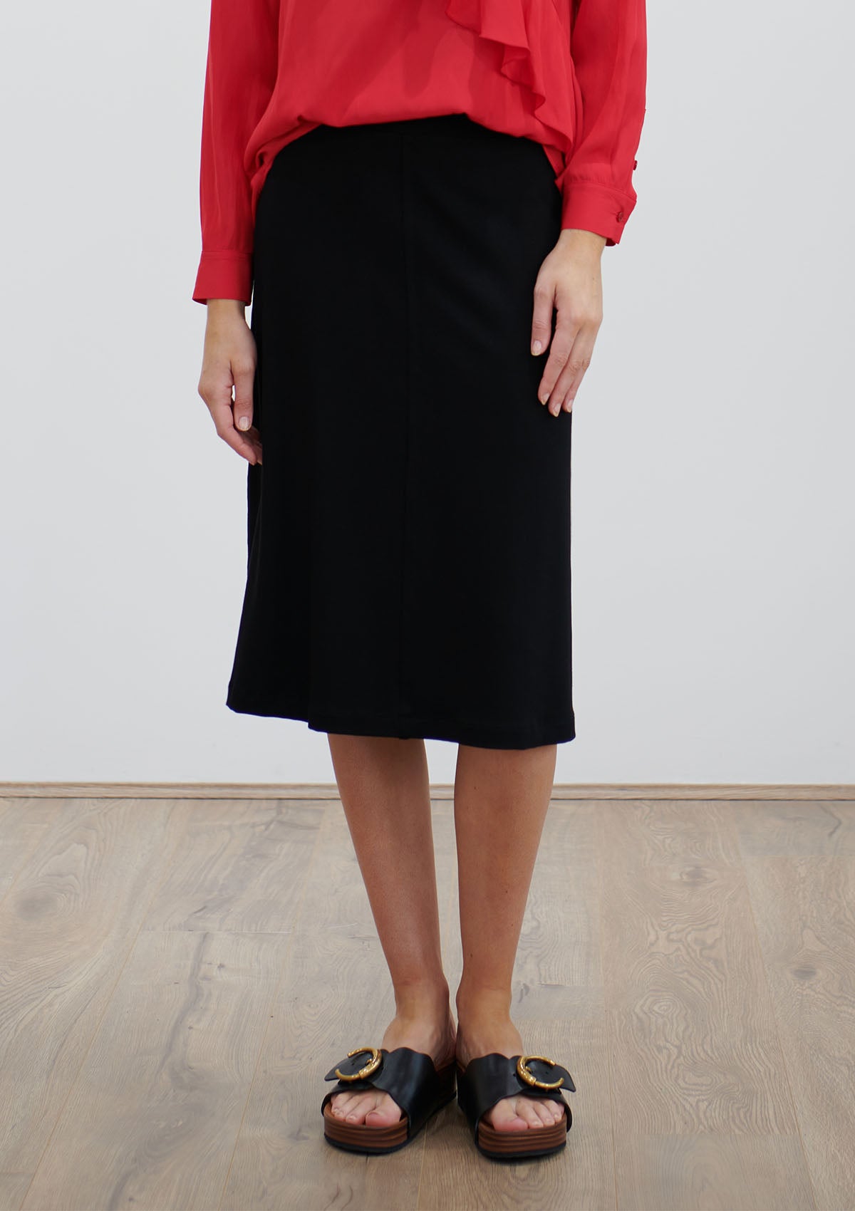 Mela Purdie Matte Jersey Cone Skirt