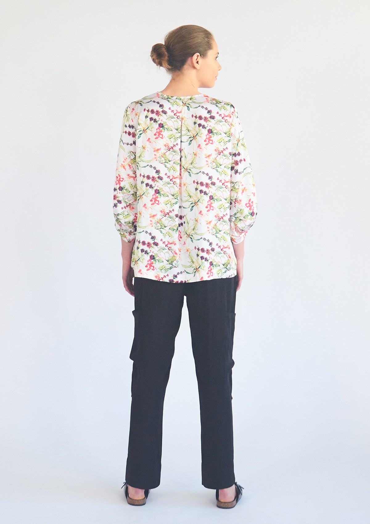 Mela Purdie Honeysuckle Floral Print Verandah T