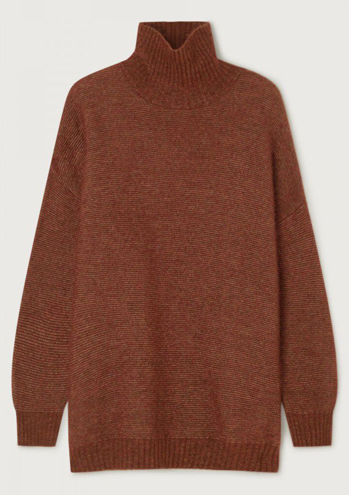 American Vintage Zabidoo Funnel Neck Jumper