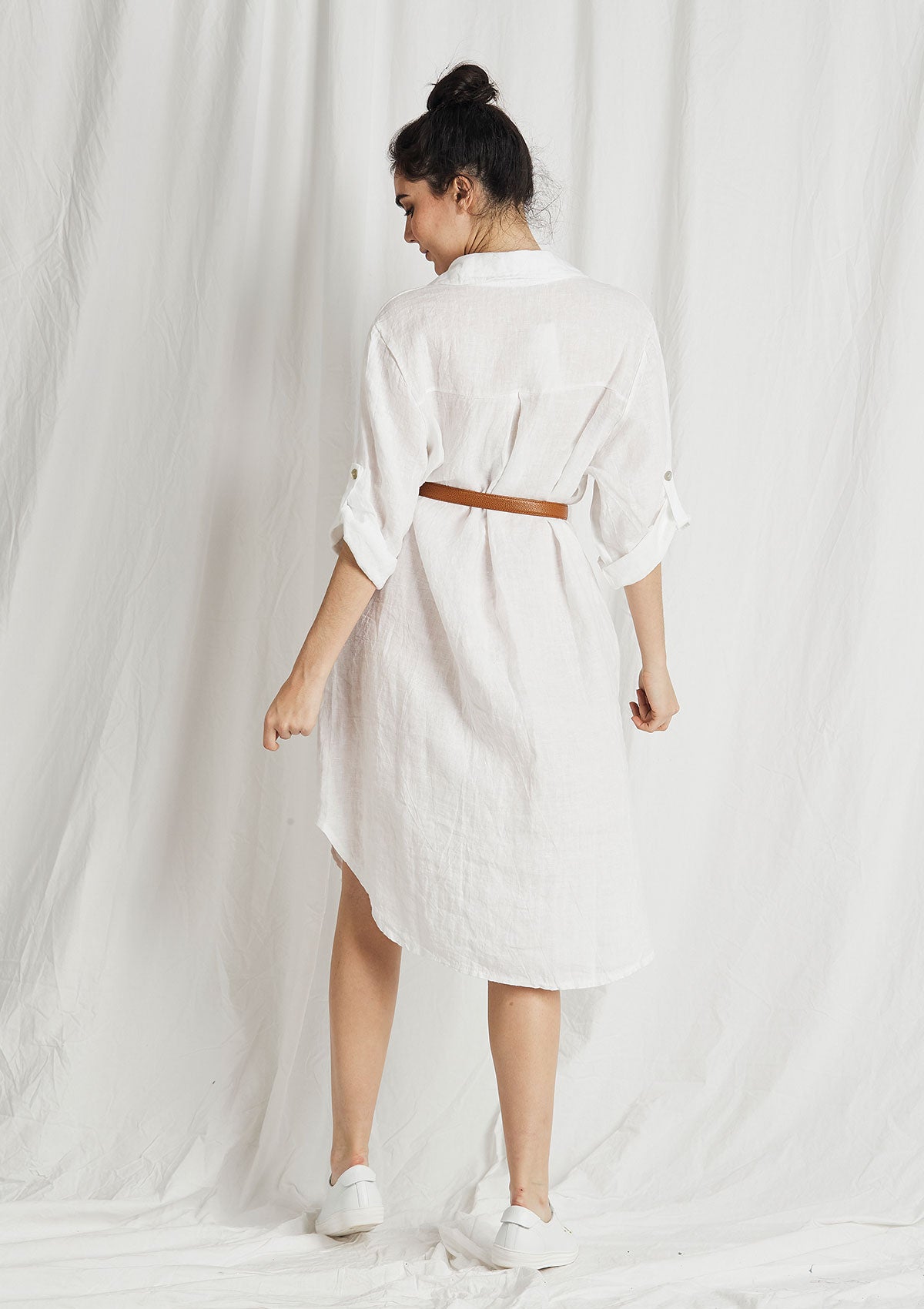 Khlassik Linen Shirt Dress