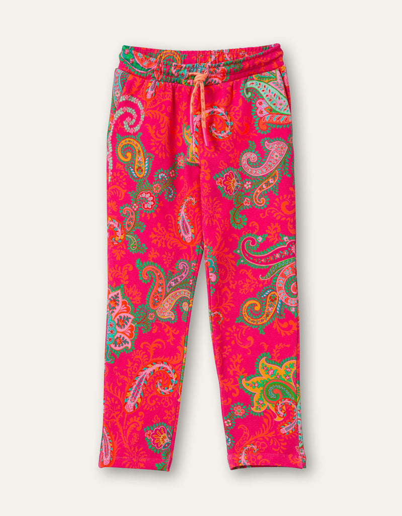 Oilily - Blue & Pink Paisley Flared Leggings