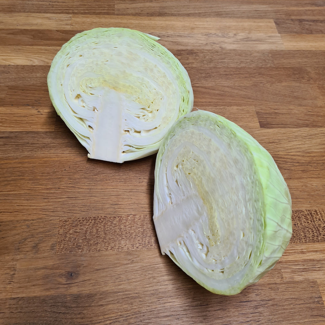 White Cabbage- per 1/2 -(Approx 1kg)