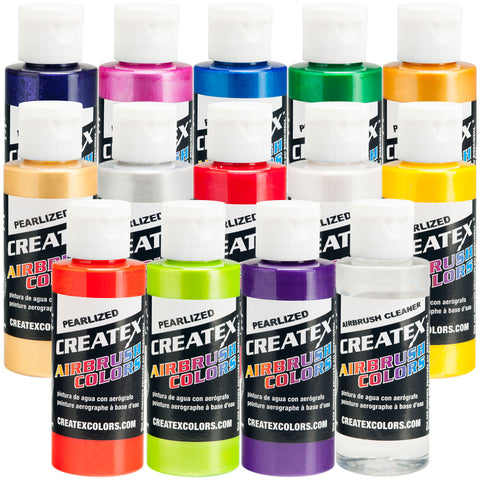 Createx Airbrush Colors 2oz Iridescent Scarlet