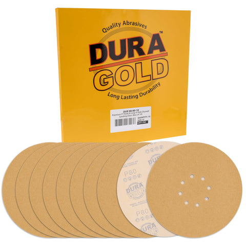 Dura-gold Bowl Sander Tool Kit with 1 inch & 2 inch Hook & Loop Backing Pads, 50 Sanding Discs - Dual Bearing Head, Hardwood Handle, 1/4 inch Mandrel