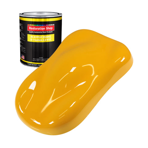 Boss Yellow - Acrylic Urethane Automotive Car Paint, 1 Quart Only