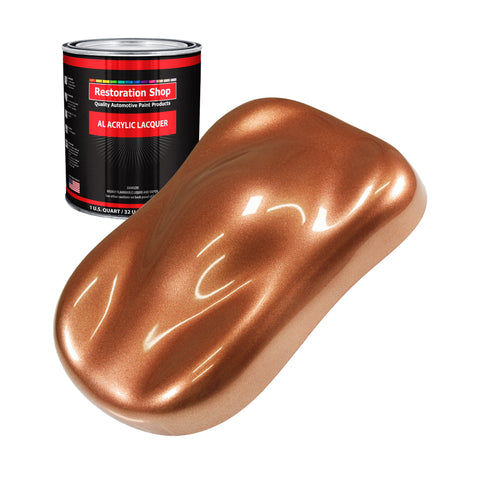 Restoration Shop - Bronze Firemist Acrylic Lacquer Auto Paint - Gallon Paint Color Only - Professional Gloss