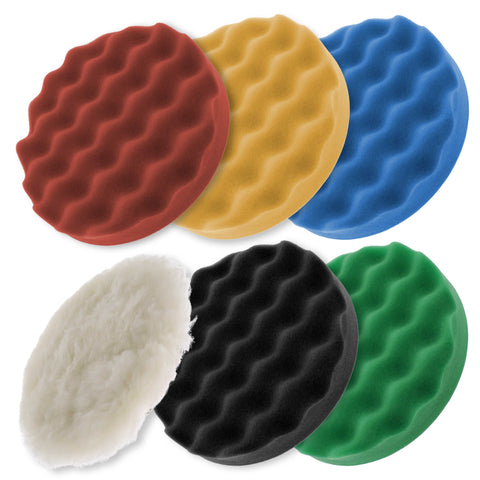 TCP Global Brand 3 Mini Buffing and Polishing Pad Kit with 4 Pads, Backing  Plate, and 1/4 Drill Adapter, Buffing & Polishing Pads -  Canada