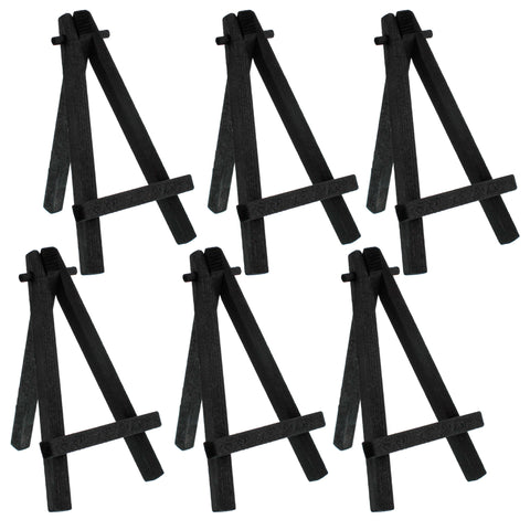 6pk 8 Small Natural Wood Display Easel, A-Frame Artist Tripod Stand — TCP  Global