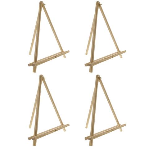 4pk 12 Black Wood Display Stand A-Frame Artist Easel Adjust. Tripod — TCP  Global