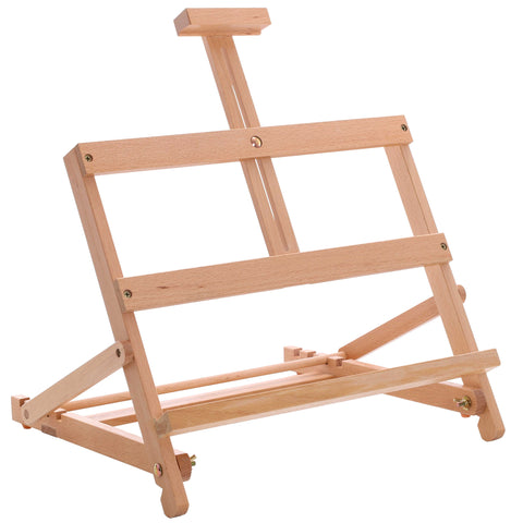 10.5 Small Tabletop Display Stand A-Frame Artist Easel, 6 Pack - Beechwood  Tripod, Portable Kids Student School Painting Party Table Desktop Easel